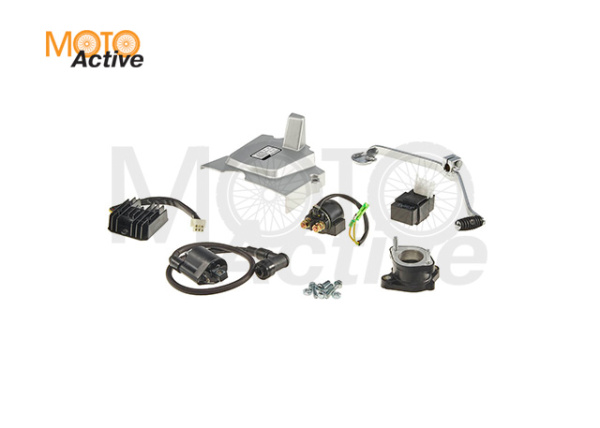 Двигатель 250см3 в сборе ZS 165FMM (CBB250D) 223см3, возд. охл. электростартер (для ATV 4 пер ревер)